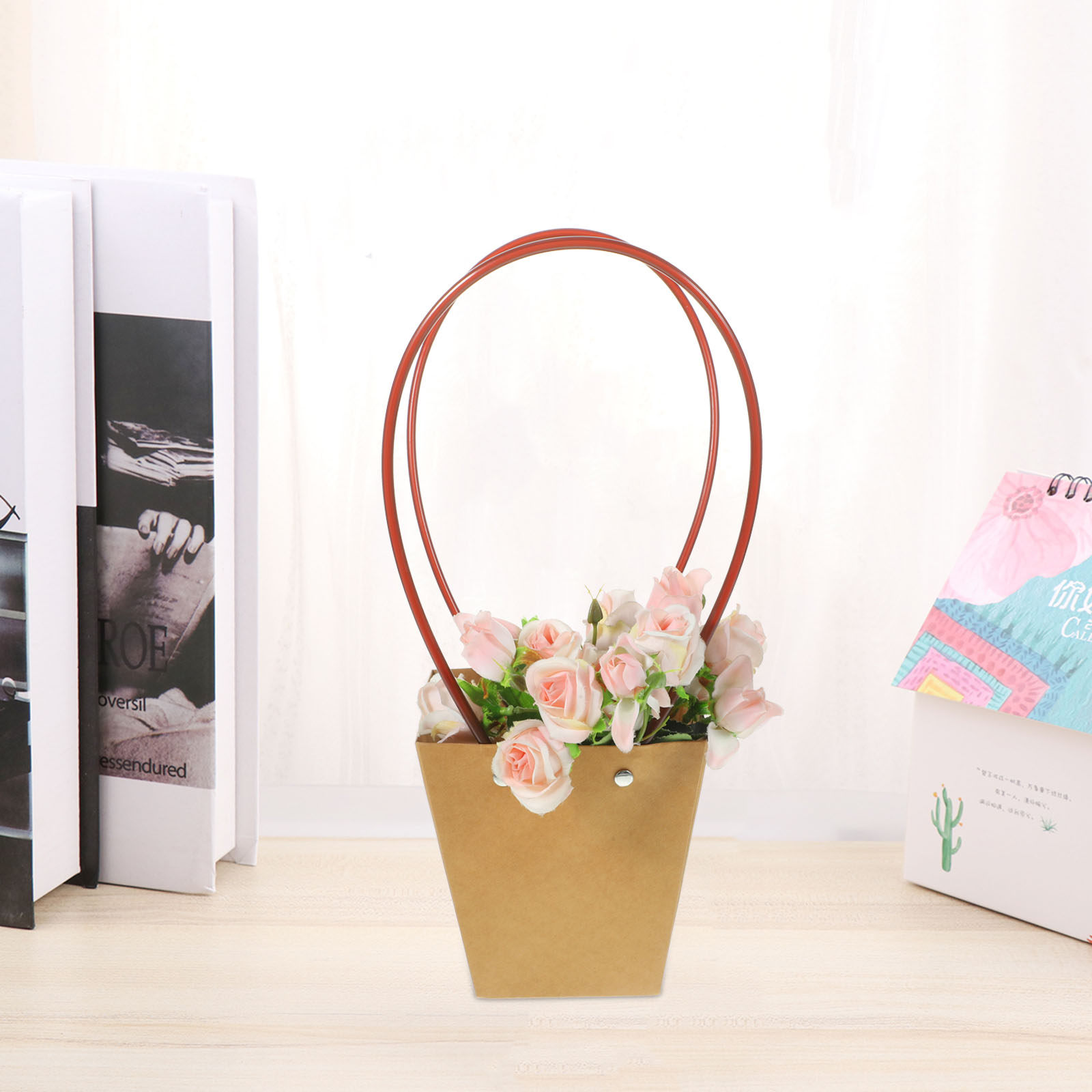 6 Uds. Bolsas de regalo de pap - Flower Wrap Kraft reseña y precio