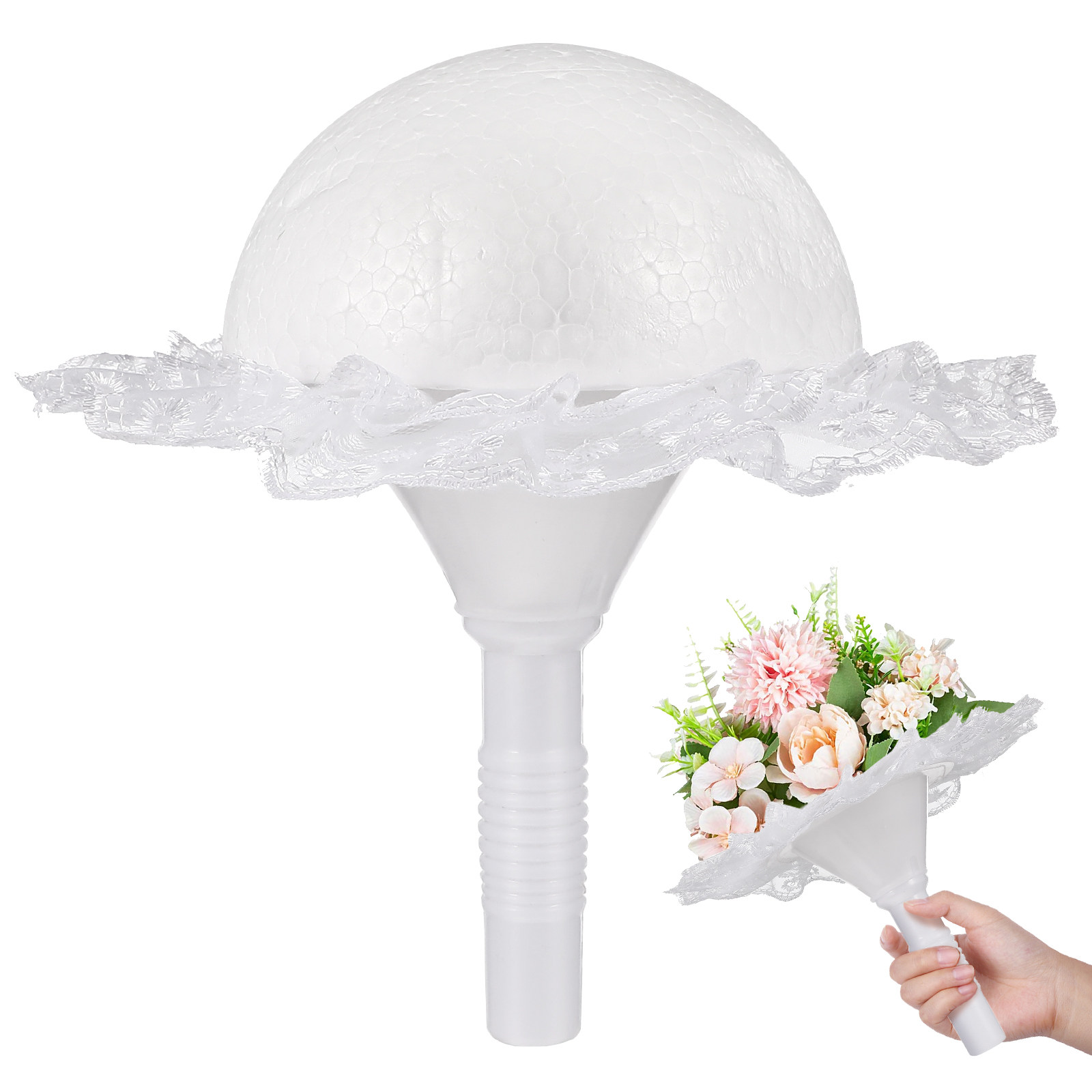 1 Juego de Soporte para Ramo d - Bouquet Holder Foam reseña y precio