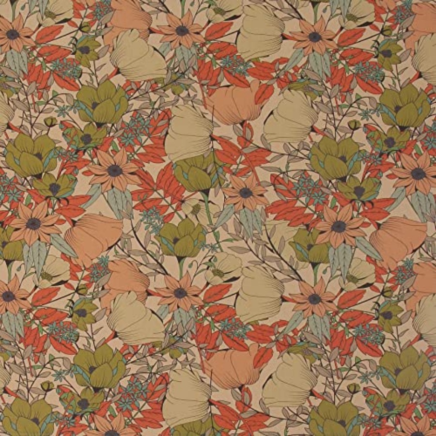 Rollo de Papel de Regalo Flora - Flower Wrap Kraft reseña y precio